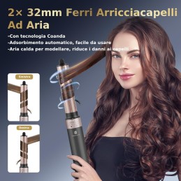 3 in 1 webeauty Asciugacapelli, 110,000 GIRI/MIN, 20M/S Phon Capelli Ad Alta Velocità,200 Milioni di Ioni Negativi Hair Dryer